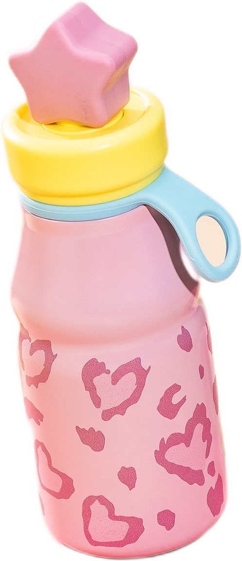 Cartoon-Themed Insulated Steel Cup