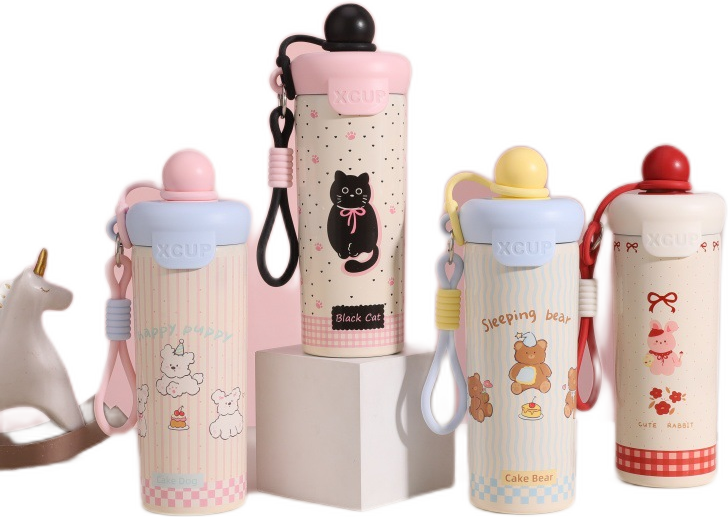 Insulated Cup Floating Kettle Cartoon Design